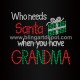 Who Needs Santa When You Have Grandma Iron On Rhinestone Transfers
